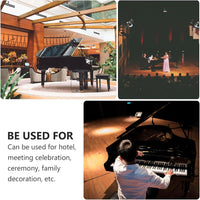 Piano Stool Cover Elastic Full-Wrap Soft Protector for Home Hotel Meeting â 15.7x15.7 Inch
