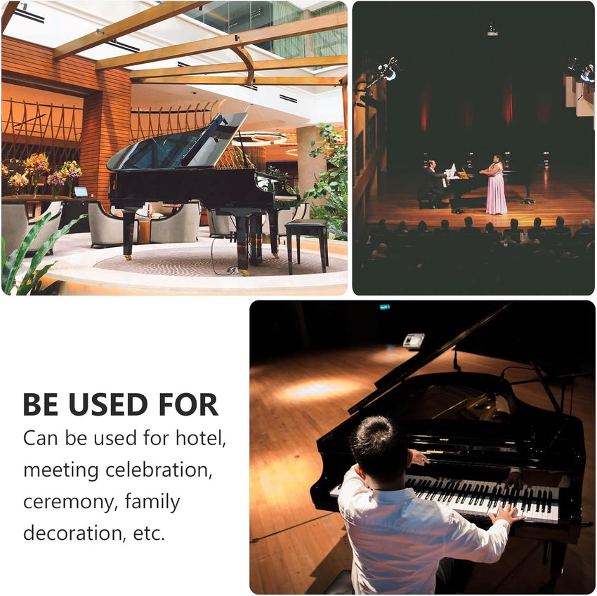 Piano Stool Cover Elastic Full-Wrap Soft Protector for Home Hotel Meeting â 15.7x15.7 Inch