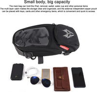 Motorcycle Tank Bag READ DESC 4.5L Waterproof with Phone Pocket & Magnetic Mount Ã¢ÂÂ Grey
