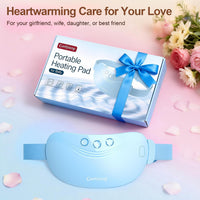 Cordless Menstrual Heat Belt Portable Heat Pad for Period Cramps Rechargeable â Black