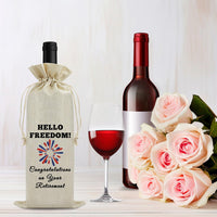 Retirement Gift Wine Bottle Bag for Colleagues â Funny Design