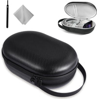 Junfire Hard Carrying Case for Apple Vision Pro, Accessories VR Headset Storage Case Durable Travel Case with Advanced Protective Features, Heavy-Duty EVA Protection, Black