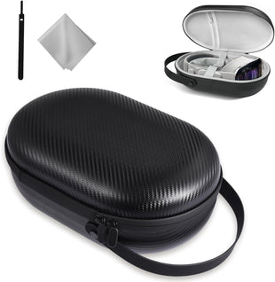 Junfire Hard Carrying Case for Apple Vision Pro, Accessories VR Headset Storage Case Durable Travel Case with Advanced Protective Features, Heavy-Duty EVA Protection, Black