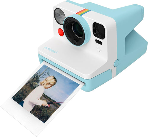Polaroid - Instant Camera - NOW Gen3 - Artic Blue + Color Film Bundle (16 photos)
