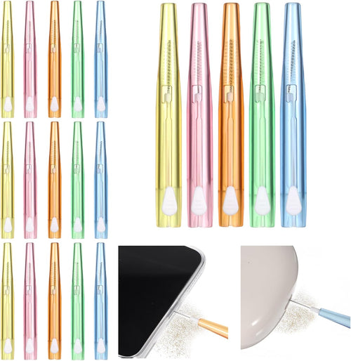Charging Port Cleaning Brushes 20-Pack Nylon Mini Anti-Clogging Kit â 20 Pack