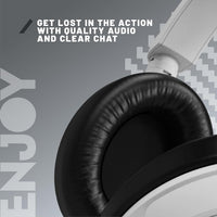 STEALTH C6-100 Gaming Headset Range (Matte White)