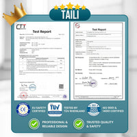 TAILI Suction Grab Rails for Bathroom, 43 CM Hand Rails for Elderly, MAX Hold 110 KG Shower Grab Bar for Elderly, Senior, Disabled, Strong Bathtub Shower Handles, No Drilling, Disability Aids, Silver