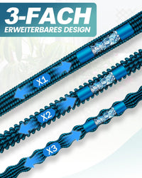 Expandable Garden Hose 50ft 10-Function Nozzle No-Kink 3-Layer Latex â 50ft