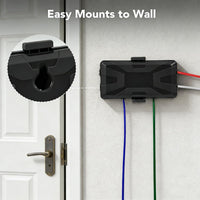 Waterproof Outdoor Electrical Dry Box 6-Cable Seal Entry for Extension Leads â 25x12x9.5cm