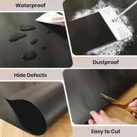 Gaming Chair Mat Non-Slip Waterproof Easy-Glide â Black 100x140cm