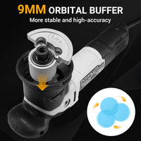 Dual Action Polisher 900W 150mm Pad 6-Speed Random Orbit 600â4000RPM â 150mm