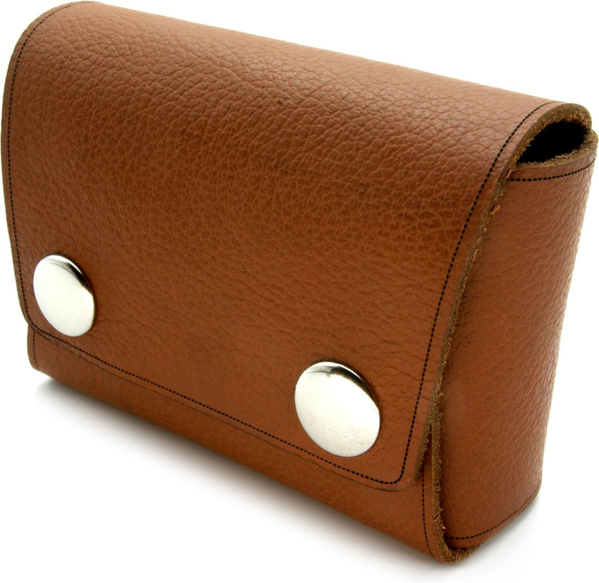 Brown Leather travel cribbage set, British made