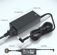 Eansiya 65W 19.5V 3.33A Laptop Charger Compatible with HP Pavilion x360 14 15 17,Envy 13 15 X360,Elitebook 840 G5, ProBook Chromebook Stream Series,Spectre 710412-001