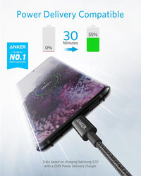 Anker USB C to USB C Cable, 60W Fast Charging Cable (2-Pack, 6 ft, Black) | For iPhone 17 Series, iPad mini 6, and More