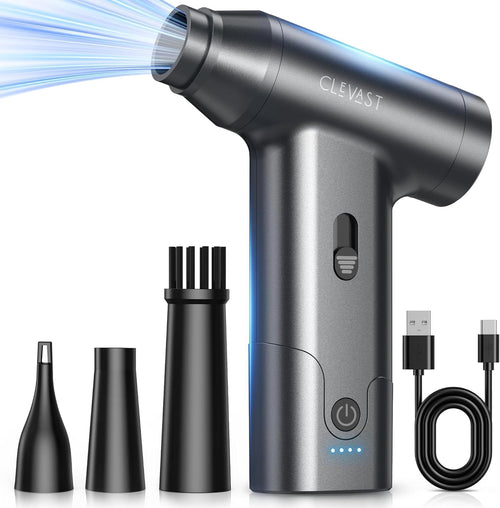 Cordless Compressed Air Duster Rechargeable 130,000 RPM Brushless Motor Stepless Speed â Handheld