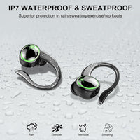 Wireless Earbuds Bluetooth 5.4 Sport ENC 4 Mics 50h Playtime Black
