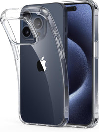 ESR Clear Case Compatible with iPhone 15 Case, Shockproof Thin Cover, Yellowing-Resistant Slim Transparent TPU Phone Case, Zero Series, Clear