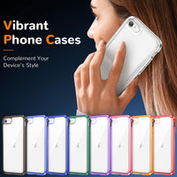 Voyah"ulle Clear Case for iPhone SE 2020/2022, 7/8, Ultra Thin, Shockproof TPU Cover, Anti-Yellowing, Crystal Clear, Phone Case for Apple iPhone SE 2nd 3rd Generation - Clear