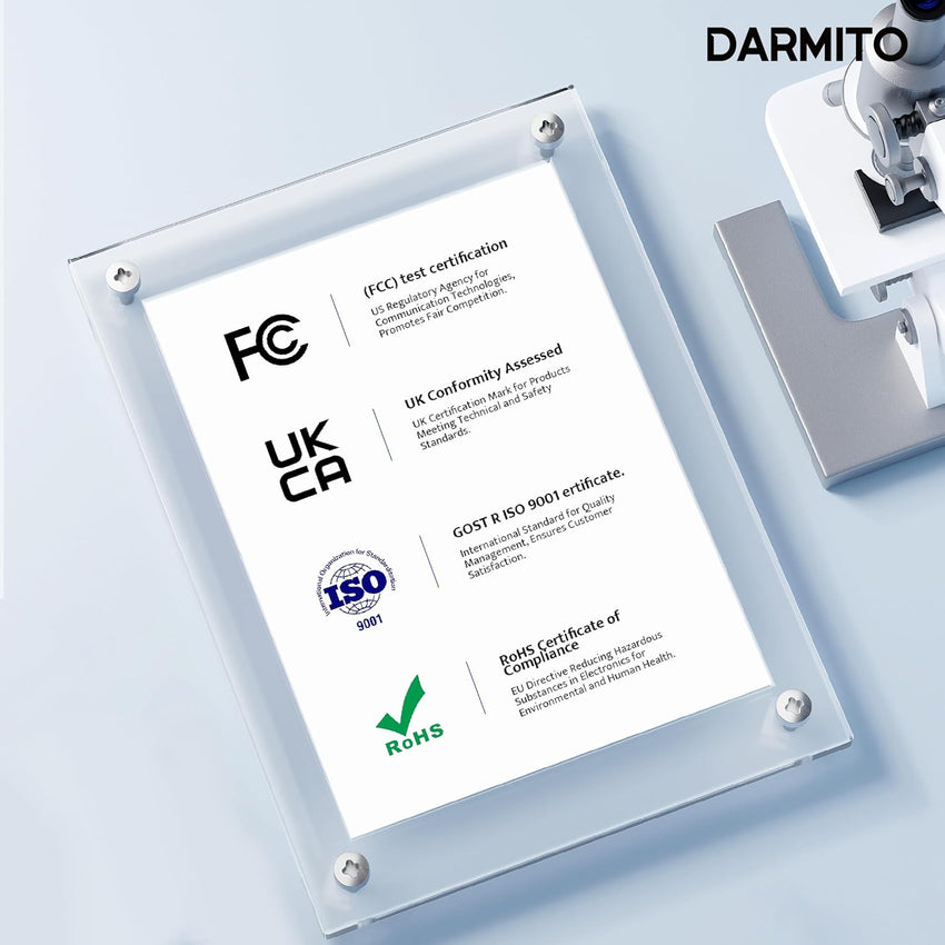 Darmito 100 16:9 Electric Motorised Projector Screen, Full HD 3D 4K 8K Matt White +1.2 Gain, with Remote Control, For Meeting School Home Cinema Theater Movie TV DVD Indoor