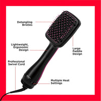 Revlon Hair Tools Pro Collection Salon One Step Hair Dryer and Styler, Black (Packaging May Vary)