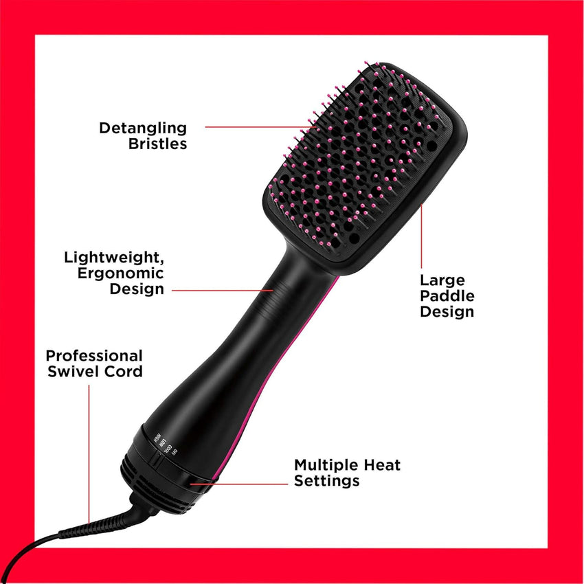 Revlon Hair Tools Pro Collection Salon One Step Hair Dryer and Styler, Black (Packaging May Vary)
