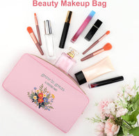 Christian Cosmetic Makeup Bag Oxford Cloth Travel Pouch Religious Gift