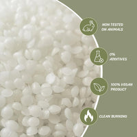TRINIDa Soy Wax for Candle Making, 3KG SoyPRO Candle Wax Pellets, 100% Soy Wax Supplies of Candle Making for Adults and Beginners, Premium Pure Natural