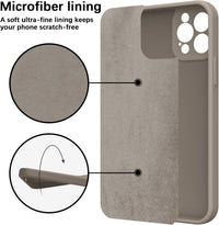 KPPIT for iPhone 14 Pro case,Silicone Case,Ultra Slim Soft Gel Anti-Scratch,Microfiber Lining,Rubber Shockproof Case Cover iPhone 14 Pro 6.1 inch,Titanium Gray