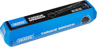 Draper Torque Wrench 3/8in Square Drive 10â80Nm Micrometer Reversible Blue 3/8in