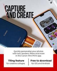 Canon ZinkTM Photo Paper - Sticky-Backed 2x3" Photo Paper (90 x Sheets) - Print Phone Photos for Personalised Stickers