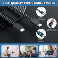 45W Super Fast Charger for Samsung with 6.6ft 5A Type-C Cable, USB C Plug for Galaxy S24 Ultra/S24+/S24/S23 Ultra/S23/S22/S21/A15,A55,Z Fold 6,Z Flip 6,Tab S9,Google Pixel 9,PPS Fast Charger Usb C 5A