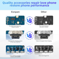 Eonpam Charging Port Replacement for Samsung Galaxy A34 Charger Port Microphone Headphone Jack with Repair Kit