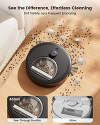 Lefant M210 Robot Vacuum READ DESC USED FLOOR MODEL 2200Pa Slim 7.8cm Self-Charging Wi-Fi App Alexa - M210
