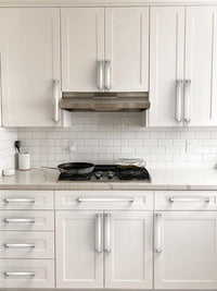 Cabinet Pulls 10-Pack Brushed Zinc Alloy 160mm Handles Satin Nickel