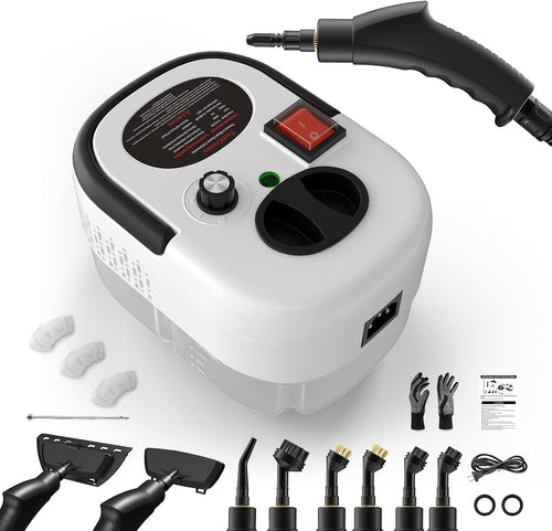 Portable Handheld Steam Cleaner 1.2L Fast Heating MultipurposenWhite