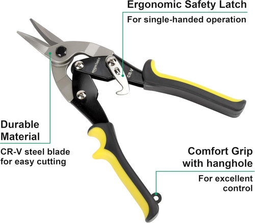 Amazon Basics Straight Cut Aviation Snip â Straight