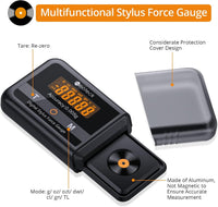 Neoteck Turntable Stylus Force Scale Gauge, 0.005g Precision, 0-100g
