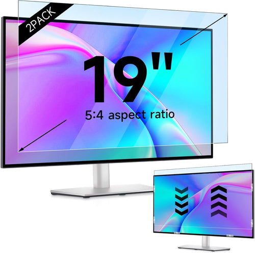 IPROKKO 31.5 Inch Computer Privacy Screen Filter for Computer Monitor 16:9 Aspect Ratio, Anti Blue Light Glare Removable 31.5 in Privacy Screen Protective Film, HD 31Inch Monitor Privacy Screen Filter