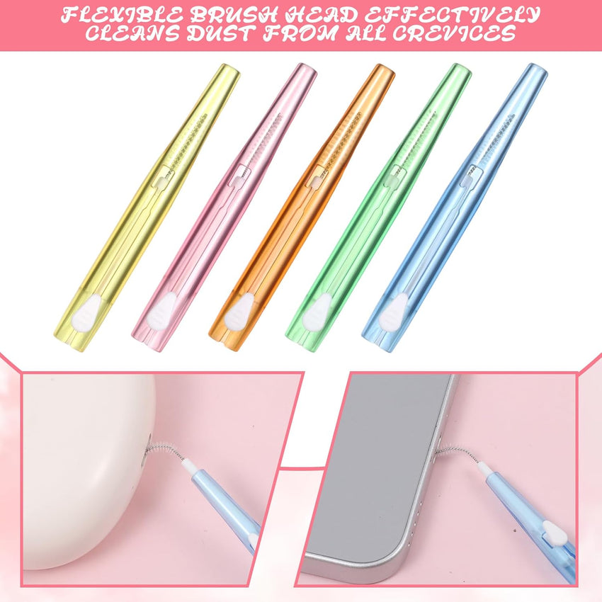 Charging Port Cleaning Brushes 20-Pack Nylon Mini Anti-Clogging Kit â 20 Pack