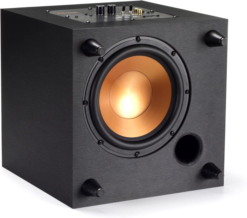Klipsch Reference R-8SW 8" Surround Subwoofer 150 Watts Peak Power (Brushed Black Vinyl