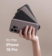 TineeOwl for iPhone 16 Pro Magnetic Case, [Covered Camera Control Button], Compatible with MagSafe, TPU, Minimalist, Slim/Thin, Grippy - Dune Series (Dusty Lilac, iPhone 16 Pro)