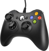 Controller for Xbox 360 PC, USB Game Controller, Upgraded Design Ergonomic Cable Controller for Xbox 360 Slim and PC with Windows XP/Vista/7/8/8.1/10