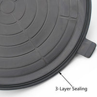 2 Pack,8" Heavy Vacuum Suction Cup for Replace Windshield, Tile,Marble Floor,Door.Suction Cup for Lifting Large Glass,Tile.Industrial Glass Lifte with Carry Box,350 lbs Load.