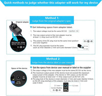 SZZKtech 5V AC Adapter DC5V 3A Power Supply charger With 11 DC Plug Tips AC230V to DC5V 3Amps 2.5A 2A 1.5A power adapter 5 volt ac dc Adapter for CCTV Camera Baby Monitor Graco Swing TV box