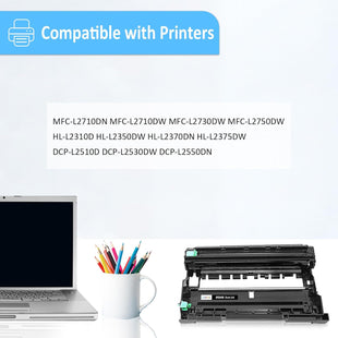 LAIPENG DR-2400 DR2400 Image Drum Unit Compatible for Brother MFC-L2710DN MFC-L2710DW MFC-L2730DW MFC-L2750DW HL-L2310D HL-L2350DW HL-L2370DN HL-L2375DW DCP-L2510D DCP-L2530DW DCP-L2550DN Printer