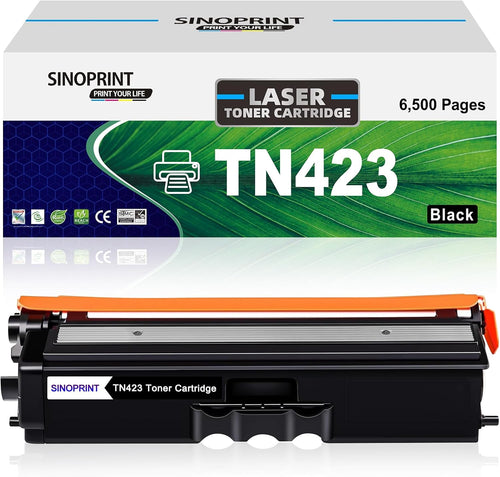 SINOPRINT TN423 Black Toner Compatible with Brother TN423 TN421 TN 423 TN 421 for Brother MFC-L8690CDW Toner Cartridges Black for HL-L8260CDW DCP-L8410CDW HL-L8360CDW MFC-L8900CDW