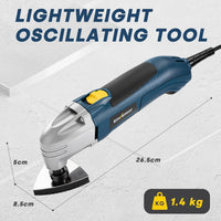 Oscillating Multi Tool 200W Corded 22000 OPM 3ÃÂ° Oscillation with 20 Accessories