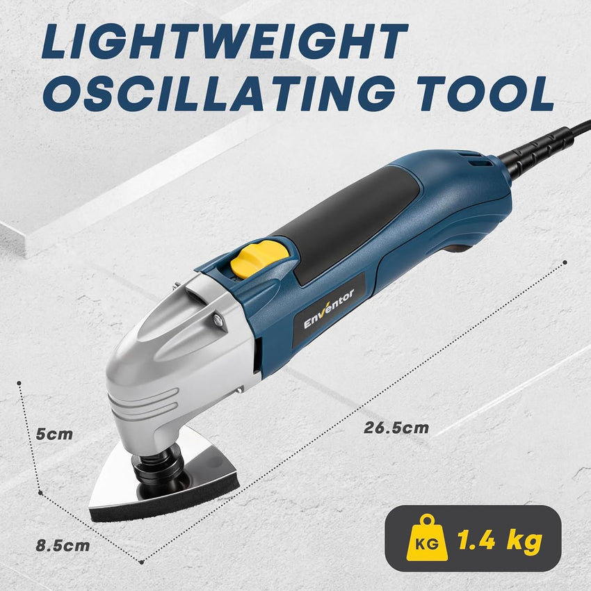Oscillating Multi Tool 200W Corded 22000 OPM 3ÃÂ° Oscillation with 20 Accessories