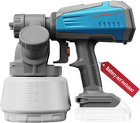Cordless Paint Sprayer Shark700 Brushless Motor Side-Fill Compatible with Makita 18V (Battery Not Included) Ã¢ÂÂ No Battery