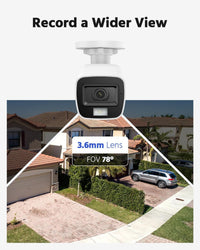 ANNKE 1080P Add-on CCTV Camera, Hi-Resolution Home Security Camera for Surveillance System, IP66 Weatherproof Indoor Outdoor, Long Distance Night Vision